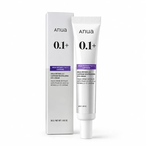 ANUA RETINOL 0.1+ CAFFEINE REVITALIZING EYE CREAM (30g)