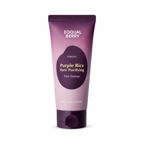 EQQUALBERRY PURPLE RICE PORE PURIFYING PACK CLEANSER (130g)