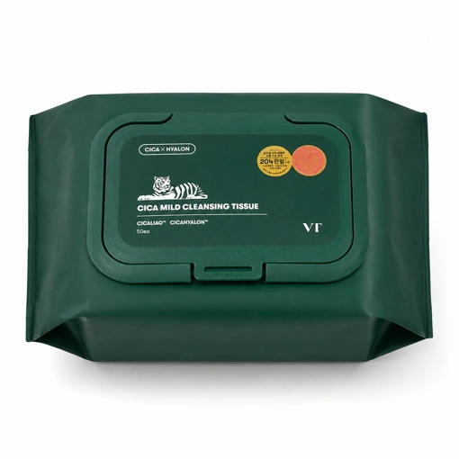 VT CICA MILD CLEANSING TISSUE (50ea)