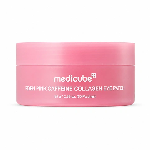 MEDICUBE PDRN PINK CAFFEINE COLLAGEN EYE PATCH (85g, 60ea)