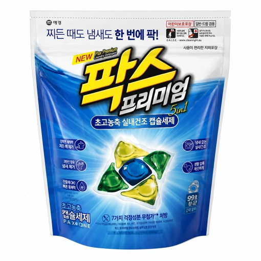 AEKYUNG PAX PREMIUM 5 IN 1 INDOOR DRYING CAPSULE DETERGENT (27ea)