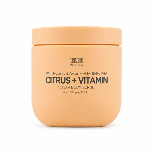 TENZERO CITRUS + VITAMIN SUGAR BODY SCRUB (500g)