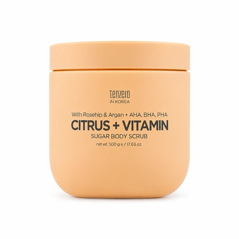 TENZERO CITRUS + VITAMIN SUGAR BODY SCRUB (500g)