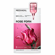 MEDIHEAL ROSE PDRN ESSENTIAL MASK HEALTHY GLOW (24ml×11ea)