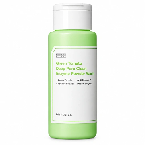 SUNGBOON EDITOR GREEN TOMATO DEEP PORE CLEAN ENZYME POWDER WASH (50g)