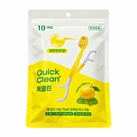 HR MEDICAL QUICK CLEAN 5-IN-1 TOOTHBRUSH LEMON MINT (10ea)