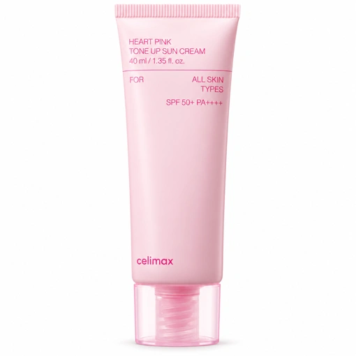 CELIMAX HEART PINK TONE UP SUN CREAM SPF50+ PA++++ (40ml)