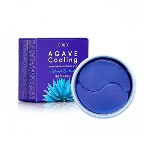 PETITFEE AGAVE COOLING HYDROGEL EYE MASK (60ea)