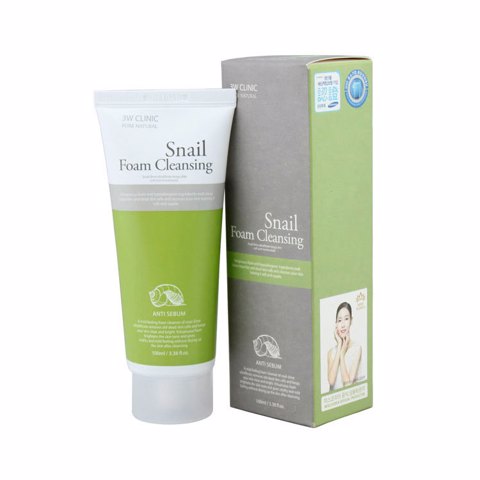 3W CLINIC SNAIL FOAM CLEANSING (100ml)