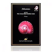 JM SOLUTION ACTIVE PINK SNAIL BRIGHTENING MASK (30ml*10ea)