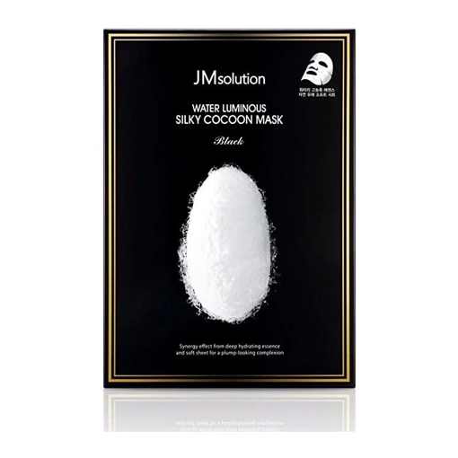 JM SOLUTION WATER LUMINOUS SILKY COCOON MASK BLACK (30ml*10ea)