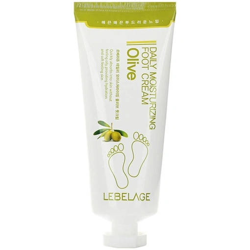 LEBELAGE DAILY MOISTURIZING OLIVE FOOT CREAM (100ml)