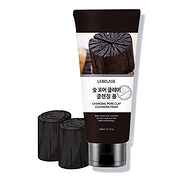 LEBELAGE CHARCOAL PORE CLAY CLEANSING FOAM (180ml)