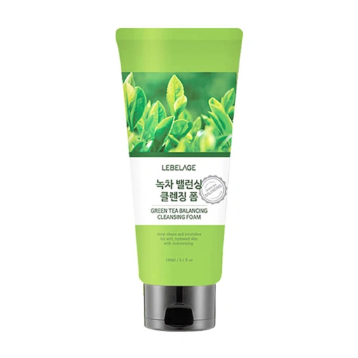 LEBELAGE GREEN TEA BALANCING CLEANSING FOAM (180ml)